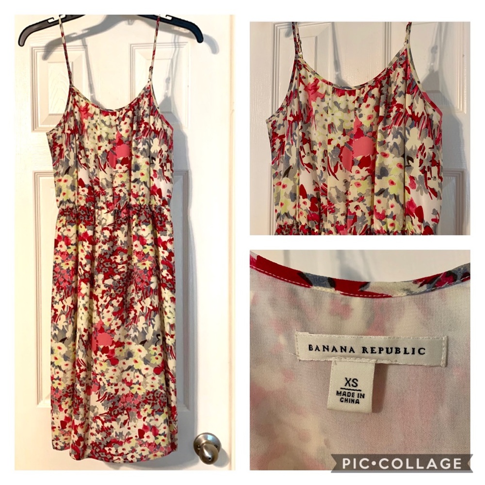 Banana Republic floral sundress XS